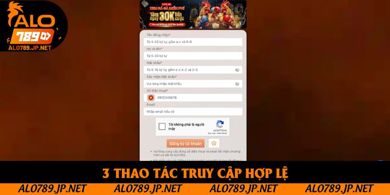 TRANG CHỦ 52 3 thao tác truy cập hợp lệ