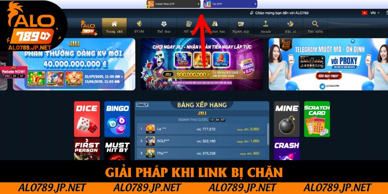 TRANG CHỦ 54 Giải pháp khi link bị chặn